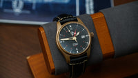 Hurricane GMT - Midnight Black - Bronze Case (CuSn8)