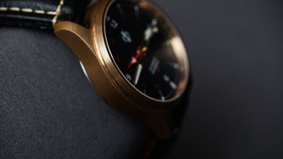 Hurricane GMT - Petroleum Blue - Bronze Case (CuSn8)